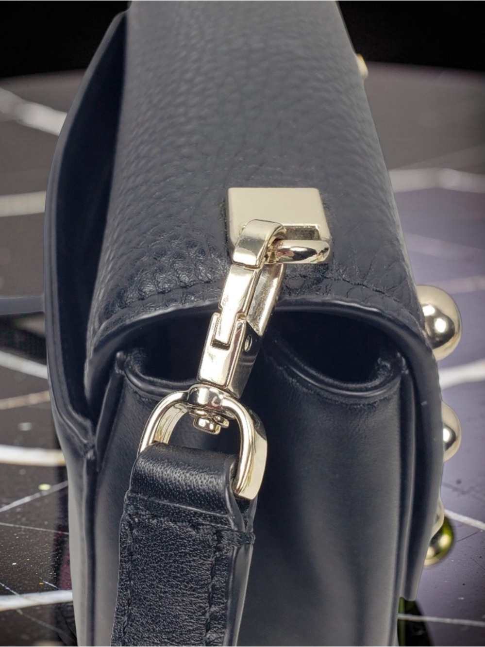 Kate Spade x The Madison Ave. Collection Byrdie Studded Crossbody Bag✨ - Picture 9 of 14